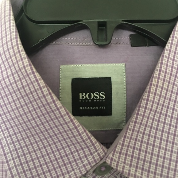 Hugo Boss men’s purple button front shirt - Picture 2 of 4